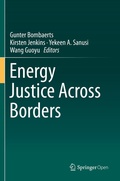 Cover: Energy Justice Across Borders - Springer