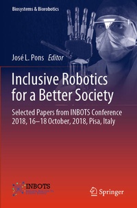 Enlarge image Cover: Inclusive Robotics for a Better Society - Springer