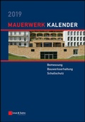 Cover: Mauerwerk-Kalender / Mauerwerk-Kalender 2019 - Ernst & Sohn