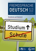 Cover: Fremdsprache Deutsch - - Heft 61 (2019): Studieren auf Deutsch - Erich Schmidt Verlag
