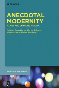 Enlarge image Cover: Anecdotal Modernity - De Gruyter