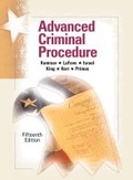 Cover: Advanced Criminal Procedure - Foundation Press