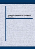 Cover: Durability and Failure in Engineering Materials - Trans Tech Publications Ltd