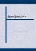 Cover: Advanced Ceramic Tools for Machining Application - I - Trans Tech Publications Ltd