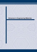 Cover: Advances in Engineering Materials - Trans Tech Publications Ltd