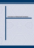 Cover: Corrosion of Advanced Ceramics - Trans Tech Publications Ltd