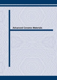 Enlarge image Cover: Advanced Ceramic Materials - Trans Tech Publications Ltd