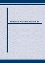 Cover: Mechanical Properties Research 90 - Trans Tech Publications Ltd