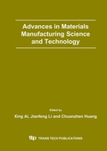 Cover: Advances in Materials Manufacturing Science and Technology - Trans Tech Publications Ltd