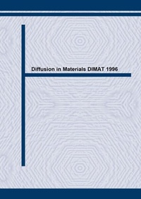 Enlarge image Cover: Diffusion in Materials DIMAT 1996 - Trans Tech Publications Ltd
