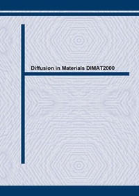 Enlarge image Cover: Diffusion in Materials DIMAT2000 - Trans Tech Publications Ltd