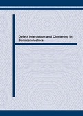 Cover: Defect Interaction and Clustering in Semiconductors - Trans Tech Publications Ltd