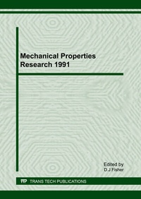 Abbildung von: Mechanical Properties Research 1991 - Trans Tech Publications Ltd
