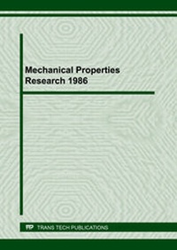 Abbildung von: Mechanical Properties Research 1986 II - Trans Tech Publications Ltd