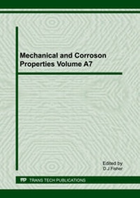 Abbildung von: Mechanical and Corroson Properties Volume A7 - Trans Tech Publications Ltd