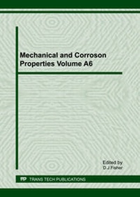 Abbildung von: Mechanical and Corroson Properties Volume A6 - Trans Tech Publications Ltd