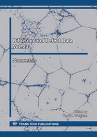 Abbildung von: Diffusion and Defect Data Vol. 23 - Trans Tech Publications Ltd