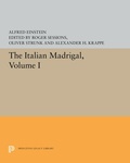 Cover: The Italian Madrigal - Princeton University Press