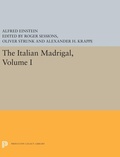 Cover: The Italian Madrigal - Princeton University Press