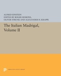 Cover: The Italian Madrigal - Princeton University Press