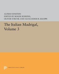 Abbildung von: The Italian Madrigal - Princeton University Press
