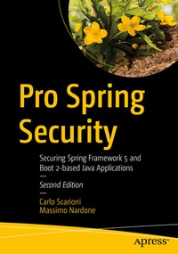 Enlarge image Cover: Pro Spring Security - Apress