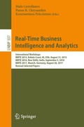 Bild: Real-Time Business Intelligence and Analytics - Springer