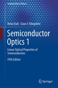 Enlarge image Cover: Semiconductor Optics 1 - Springer