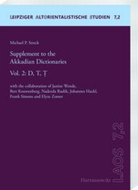 Abbildung von: Supplement to the Akkadian Dictionaries - Harrassowitz Verlag