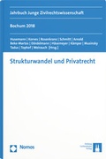 Cover: Strukturwandel und Privatrecht - Helbing & Lichtenhahn