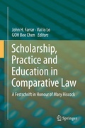 Cover: Scholarship, Practice and Education in Comparative Law - Springer