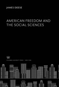 Cover: American Freedom and the Social Sciences - Columbia University Press