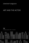 Cover: Art and the Actor - Columbia University Press