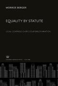 Cover: Equality by Statute - Columbia University Press