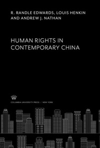 Enlarge image Cover: Human Rights in Contemporary China - Columbia University Press