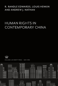 Enlarge image Cover: Human Rights in Contemporary China - Studies of the East Asian Institute