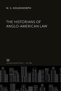 Cover: The Historians of Anglo-American Law - Columbia University Lectures James S. Carpentier Fondation