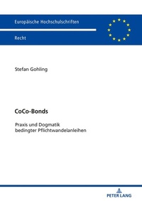 Abbildung von: CoCo-Bonds - Peter Lang Verlag