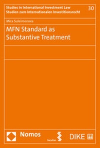 Enlarge image Cover: MFN Standard as Substantive Treatment - Facultas
