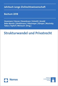 Abbildung von: Strukturwandel und Privatrecht - Nomos