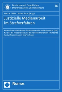 Abbildung von: Justizielle Medienarbeit im Strafverfahren - Nomos