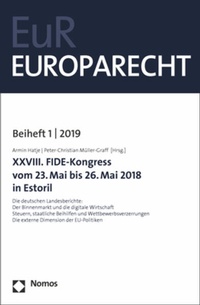 Enlarge image Cover: XXVIII. FIDE-Kongress vom 23. Mai bis 26. Mai 2018 in Estoril - Nomos