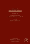 Cover: Advances in Crystals and Elastic Metamaterials, Part 2 - Academic Press