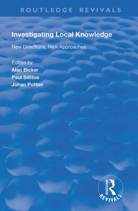Enlarge image Cover: Investigating Local Knowledge - Routledge