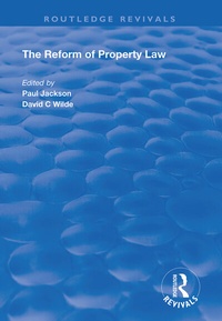 Abbildung von: The Reform of Property Law - Routledge