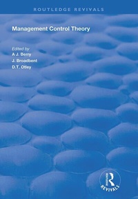 Enlarge image Cover: Management Control Theory - Routledge