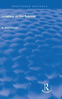Enlarge image Cover: Longinus on the Sublime - Routledge