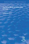 Cover: Social Mode of Restoration Comedy - Routledge