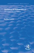 Cover: The Three Literary Letters - Routledge