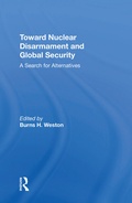 Cover: Toward Nuclear Disarmament And Global Security - Routledge